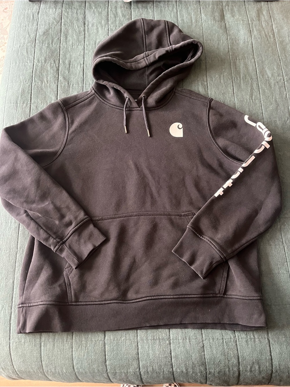 Carhartt women’s Black Logo Hoodie size 1X
